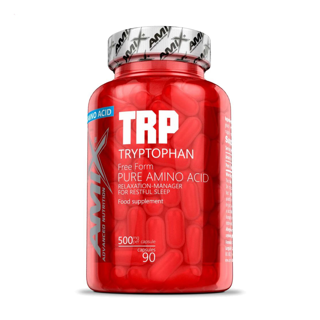 Триптофан Amix Nutrition Tryptophan Pure Amino Acid, 500 мг, 90 капсул